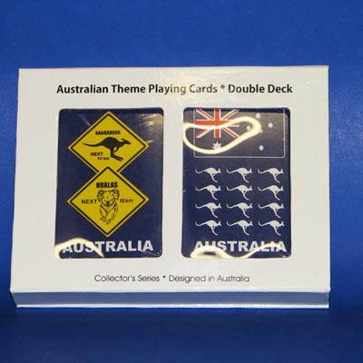 Playing Cards Double Pack (Roadsign Koala/Kangaroo & Flag/Kangaroos)